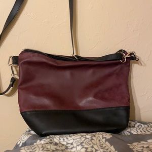 Handmade made vegan crossbody purse